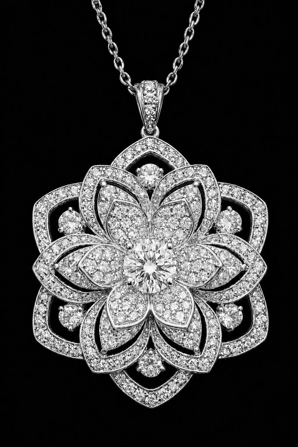 Snow White Hortensia jewel revealed under ultraviolet light